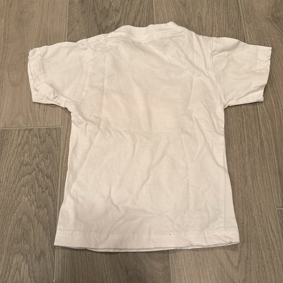 More Kids Italian Style White T-Shirt Size 0/2 - Picture 3 of 4